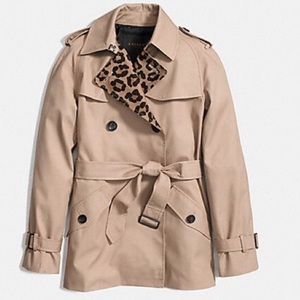 Coach Ocelot Short Trench 🕵🏻‍♀️
